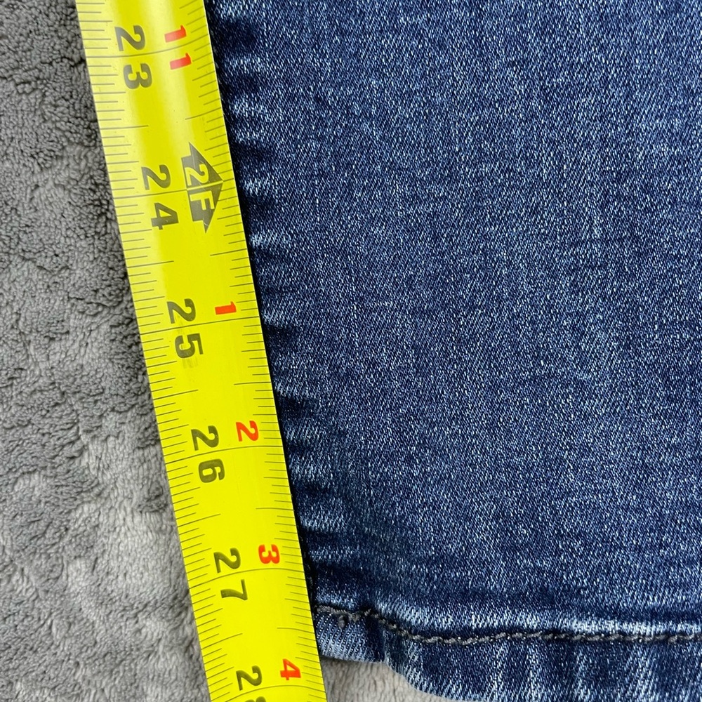 Molly & Isadora Size 16 Girlfriend Jeans Distressed Stretch Mid Rise - Picture 5 of 9